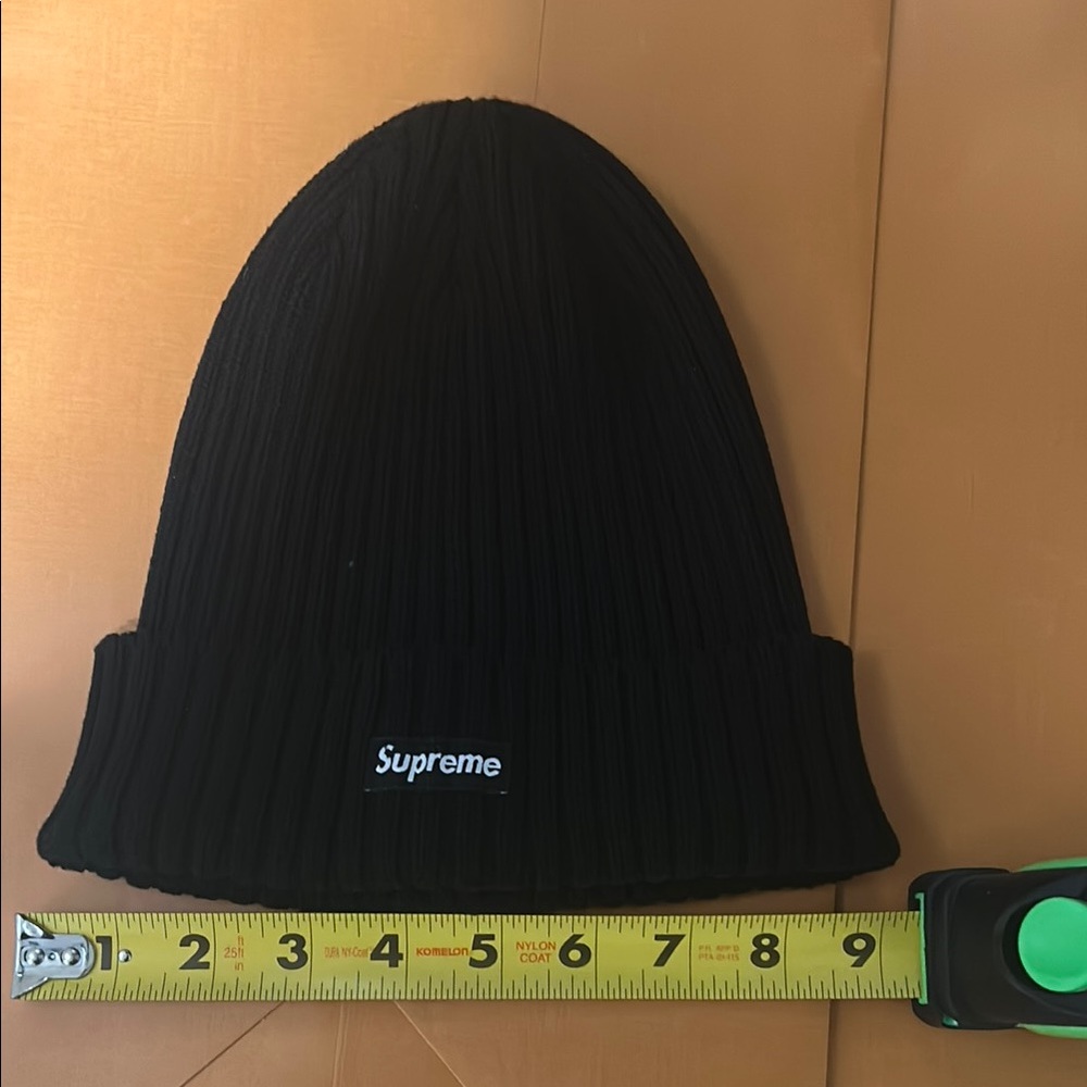 Supreme Overdyed Black Beanie - Picture 6 of 6